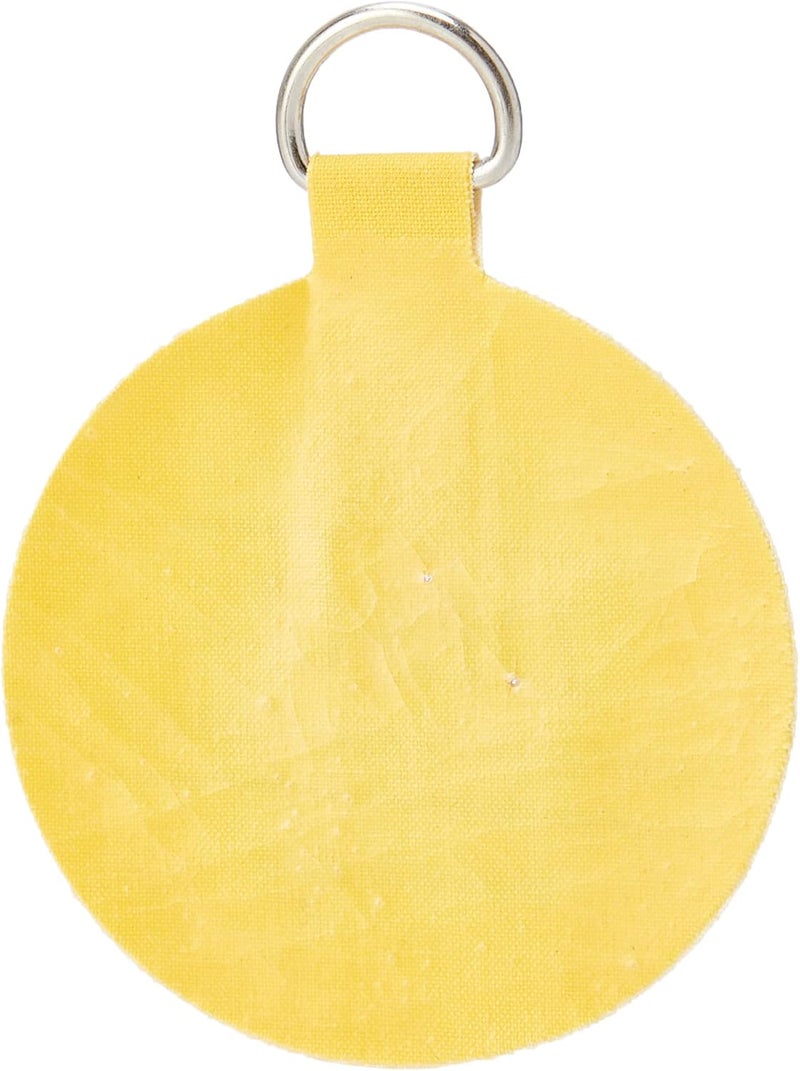 Disc 14226 75mm Adhesive Plate Hanger - Yellow - Image 3